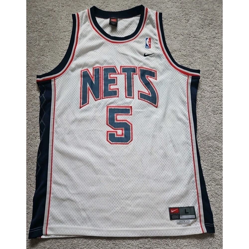 Vintage Nike New Jersey Nets - Jason Kidd Jersey Adult Size L (Length +2)